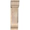 Ekena Millwork Traditional Traditional Smooth Bracket w/ Offset Brace, Douglas Fir, 7 1/2"W x 24"D x 28"H BKT0806X24X28TRA01SDF - alternate 3